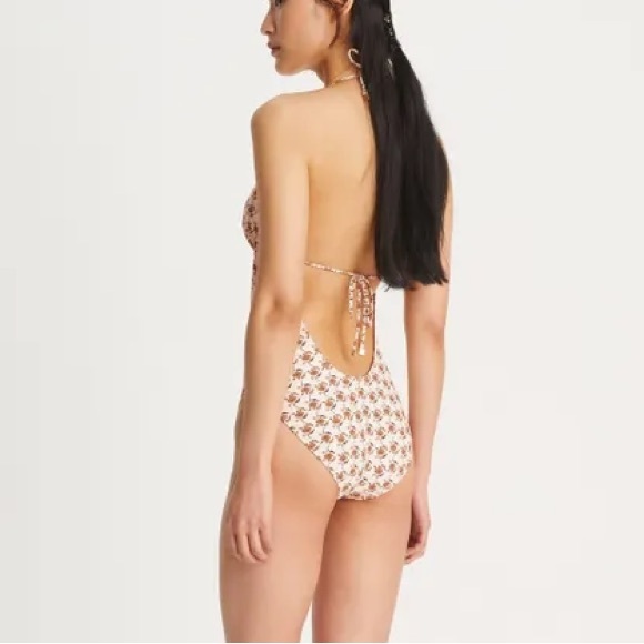 NWT Tory Burch Printed One Piece Swimsuit - Picture 3 of 7